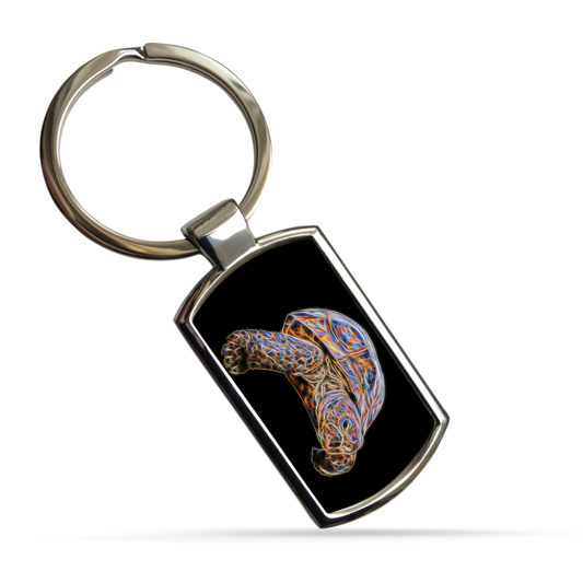 Reptile Metal Rectangle Keyrings