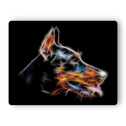 Doberman Metal Wall Plaque