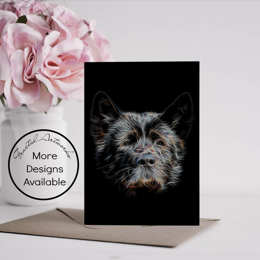 American Akita Greeting Card Blank Inside for Birthdays or any other Occasion