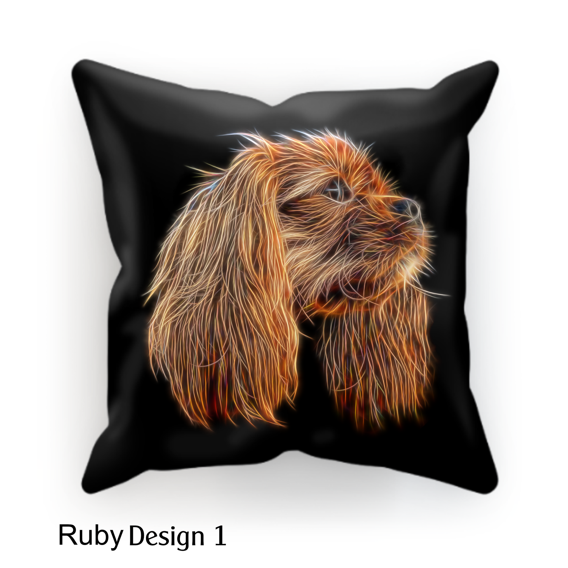 Ruby King Charles Spaniel Cushion