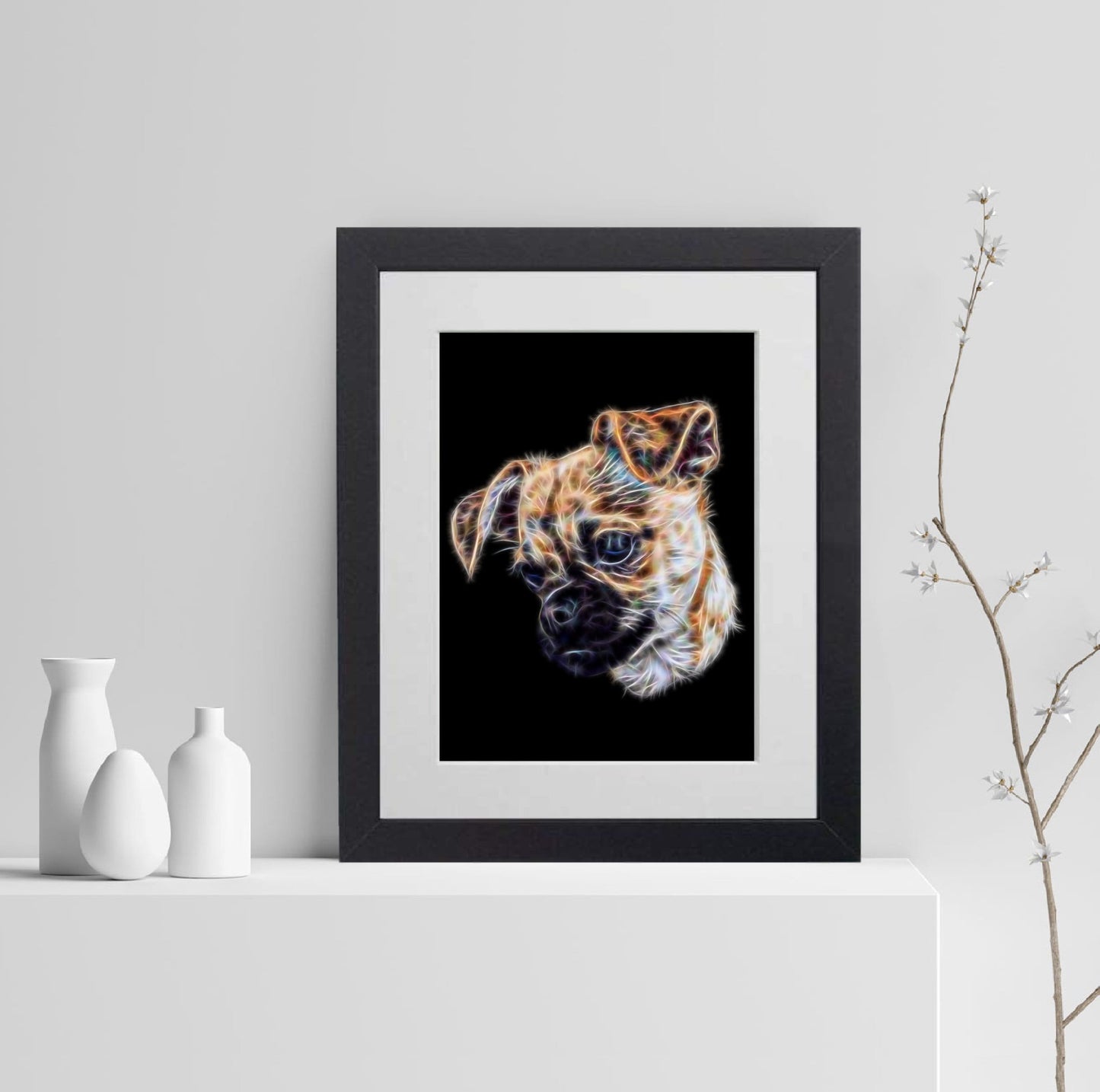 Chug Print with Stunning Fractal Art Design. Various Sizes Available