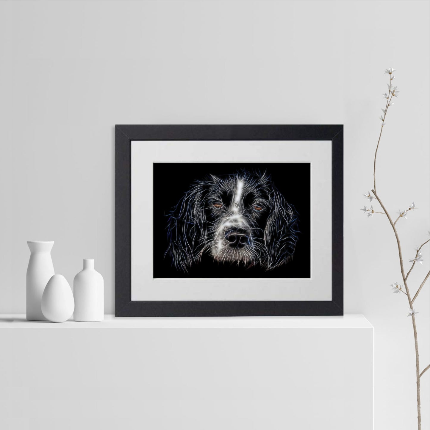 Sprollie Print with Stunning Fractal Art Design. Various Sizes Available