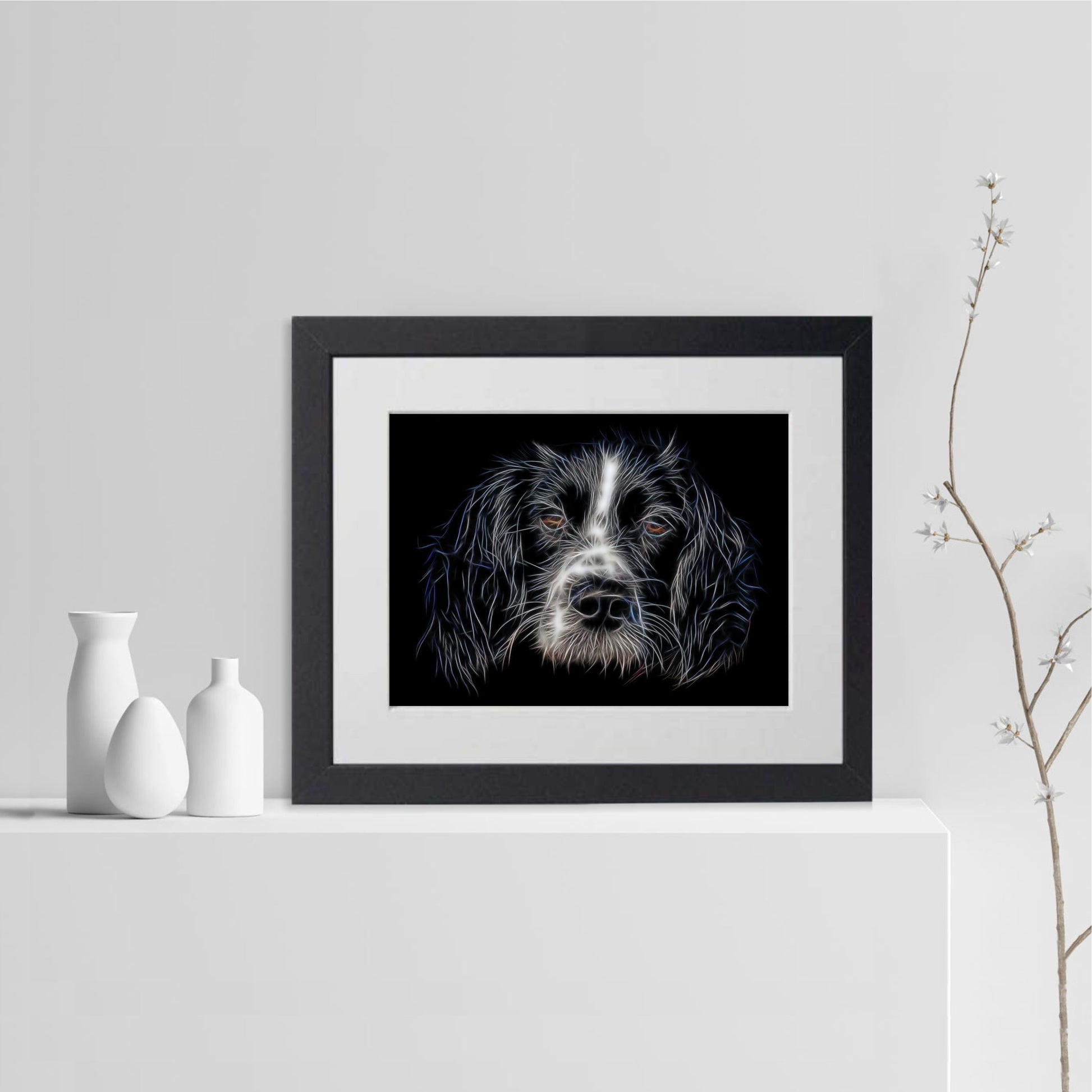 Sprollie Print with Stunning Fractal Art Design. Various Sizes Available