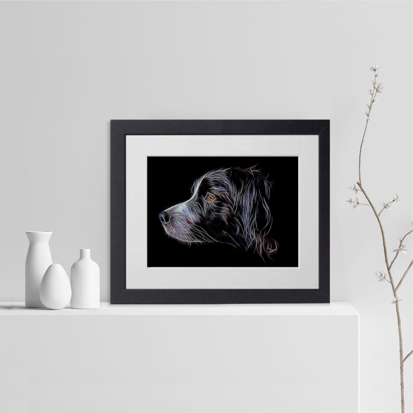 Sprollie Print with Stunning Fractal Art Design. Various Sizes Available