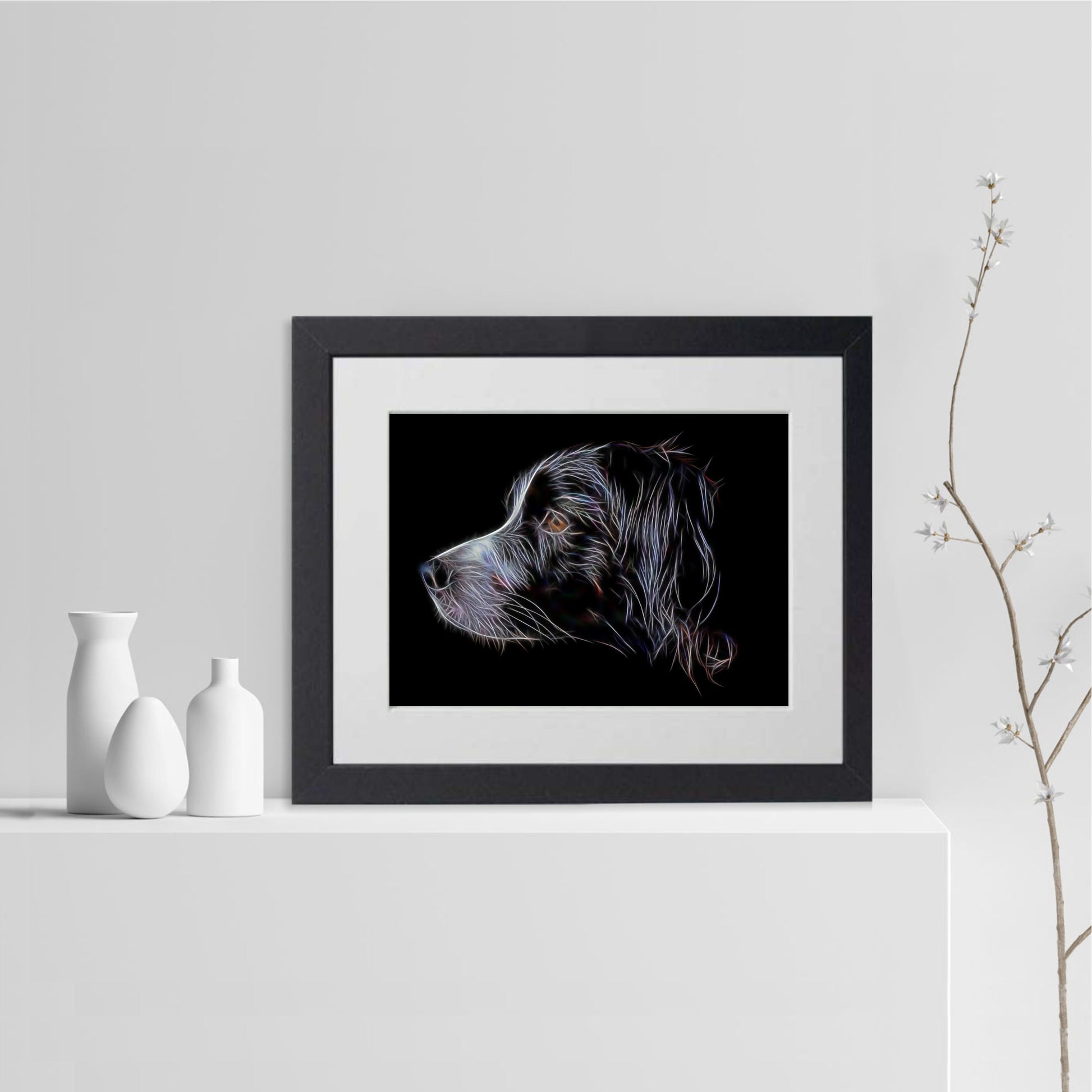 Sprollie Print with Stunning Fractal Art Design. Various Sizes Available