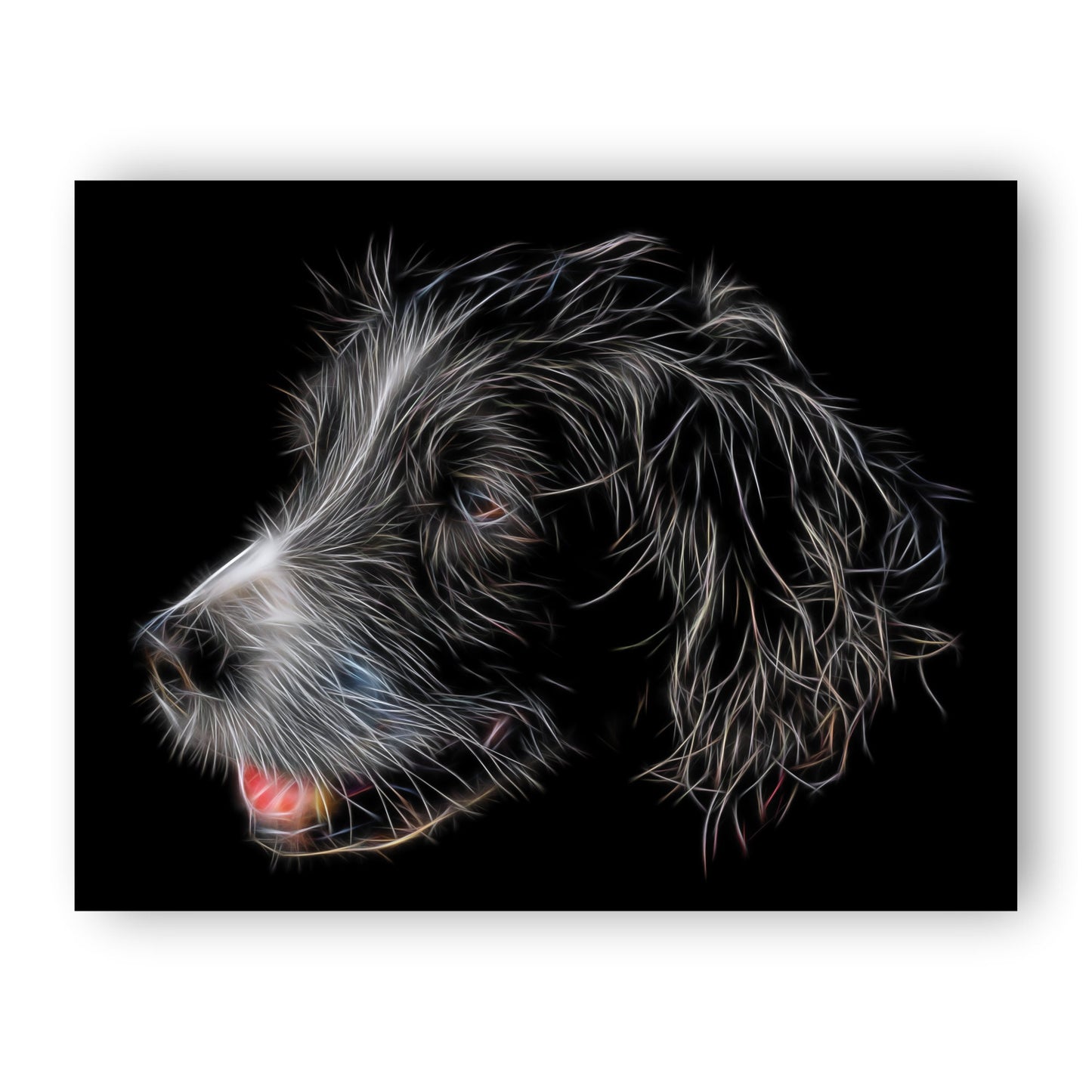 Sprollie Print with Stunning Fractal Art Design. Various Sizes Available