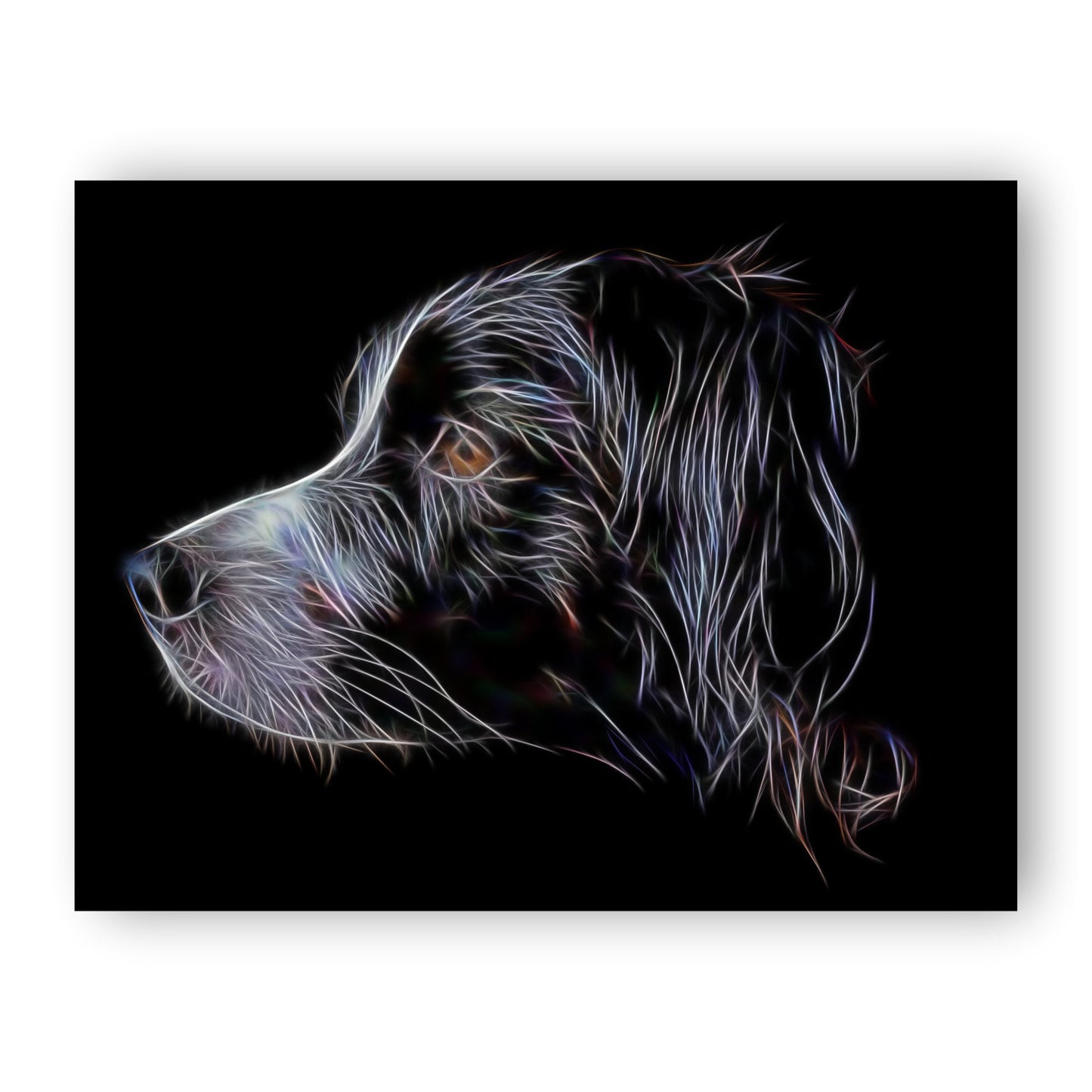 Sprollie Print with Stunning Fractal Art Design. Various Sizes Available