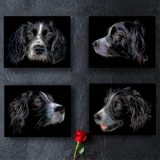 Sprollie Print with Stunning Fractal Art Design. Various Sizes Available