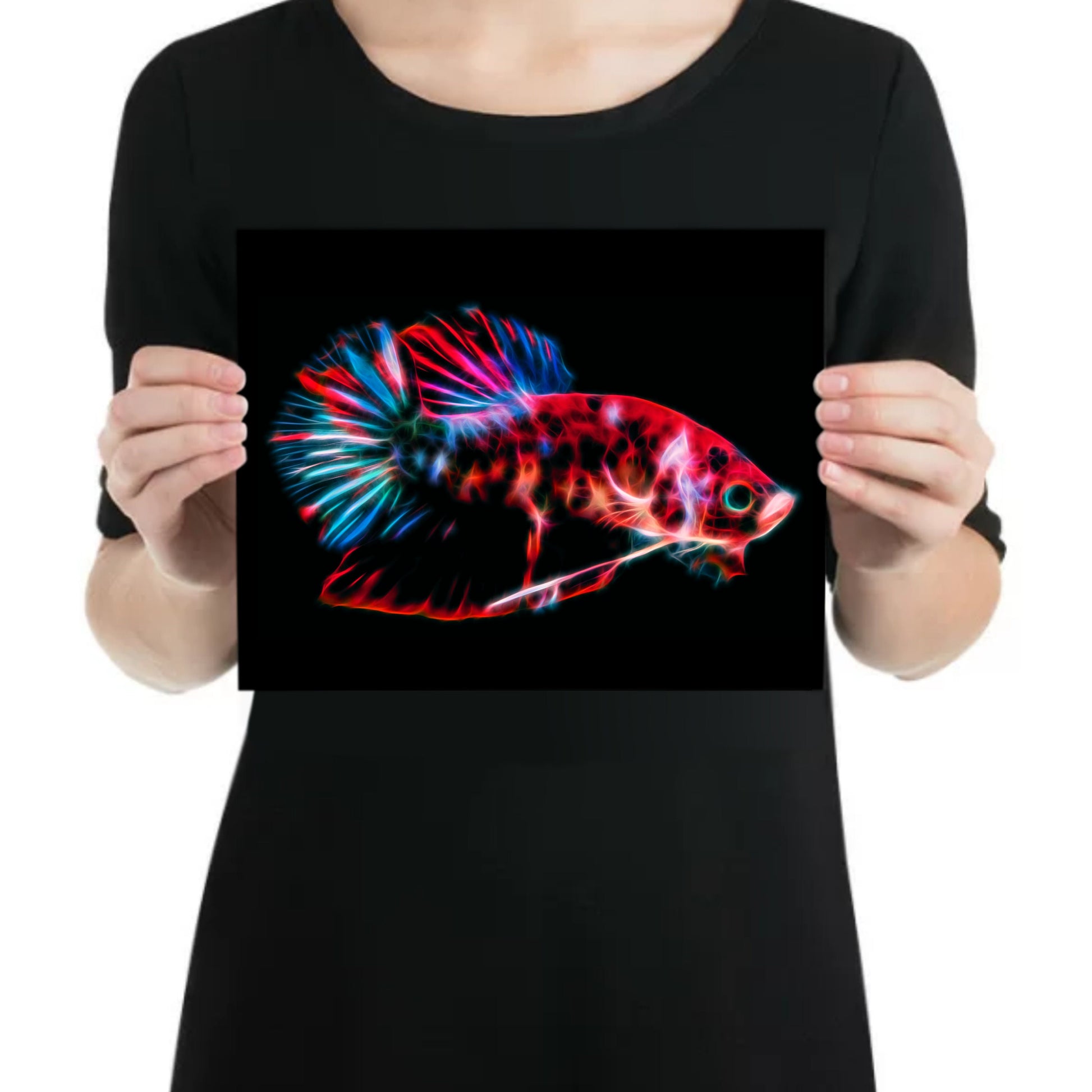 Custom Fish Portrait Print from your own Photos.