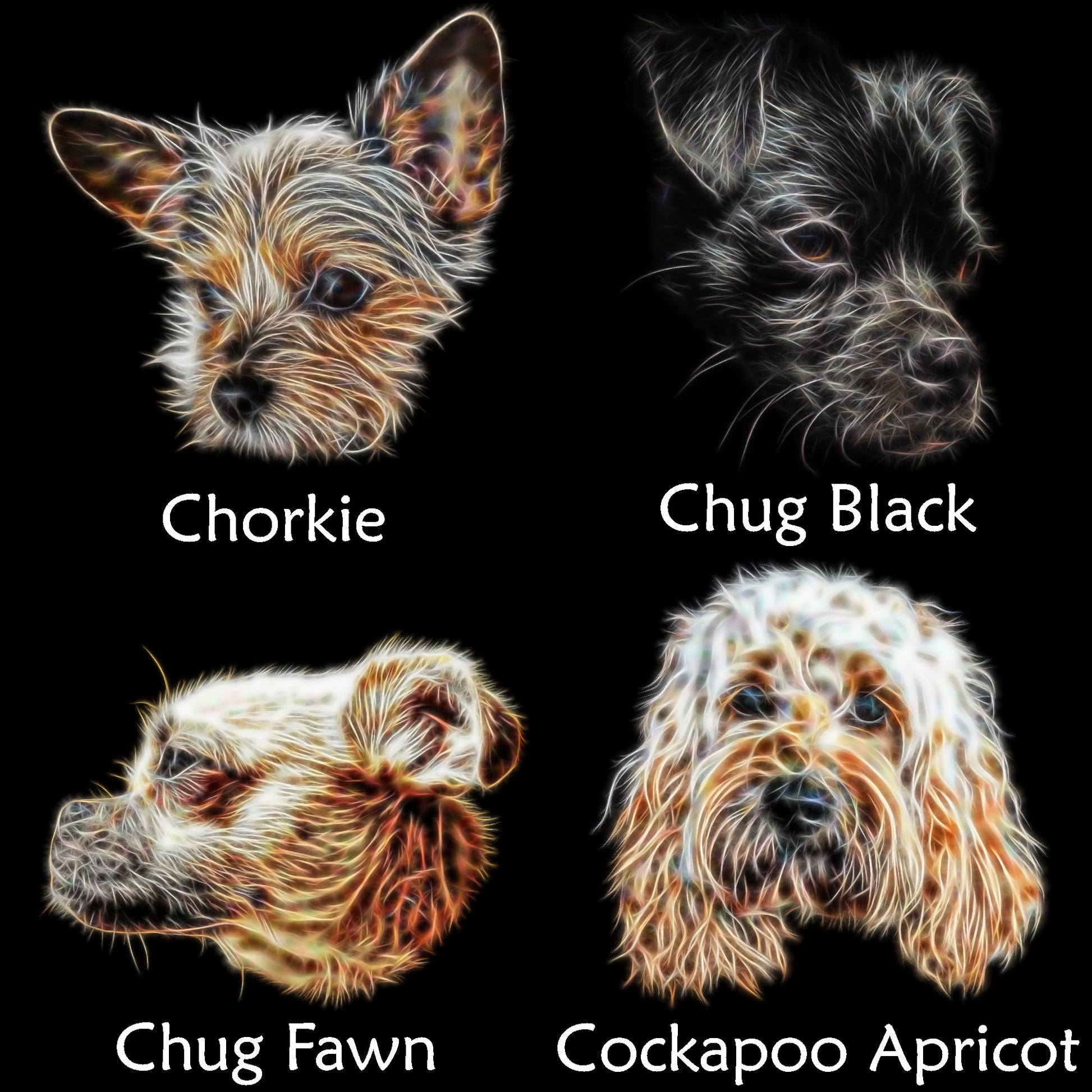 Cross Breed Dog Cushion with Insert. Various Breeds including Cockapoo Labradoodle Cavapoo Cavachon Chorkie Jackapoo Sprocker and more