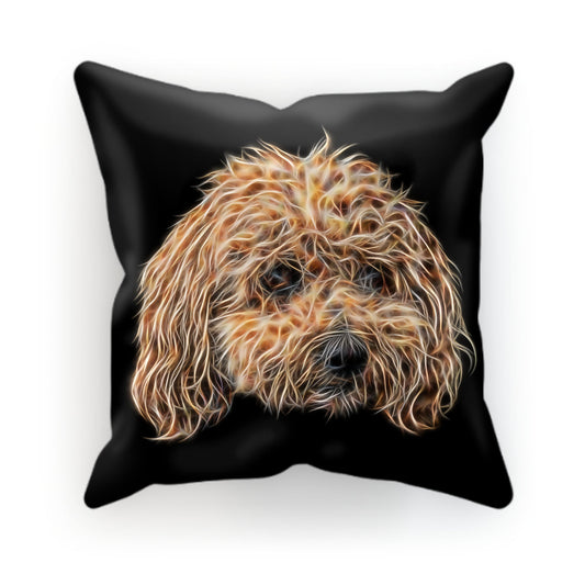 Poochon Cushion and Insert with Stunning Fractal Art Design