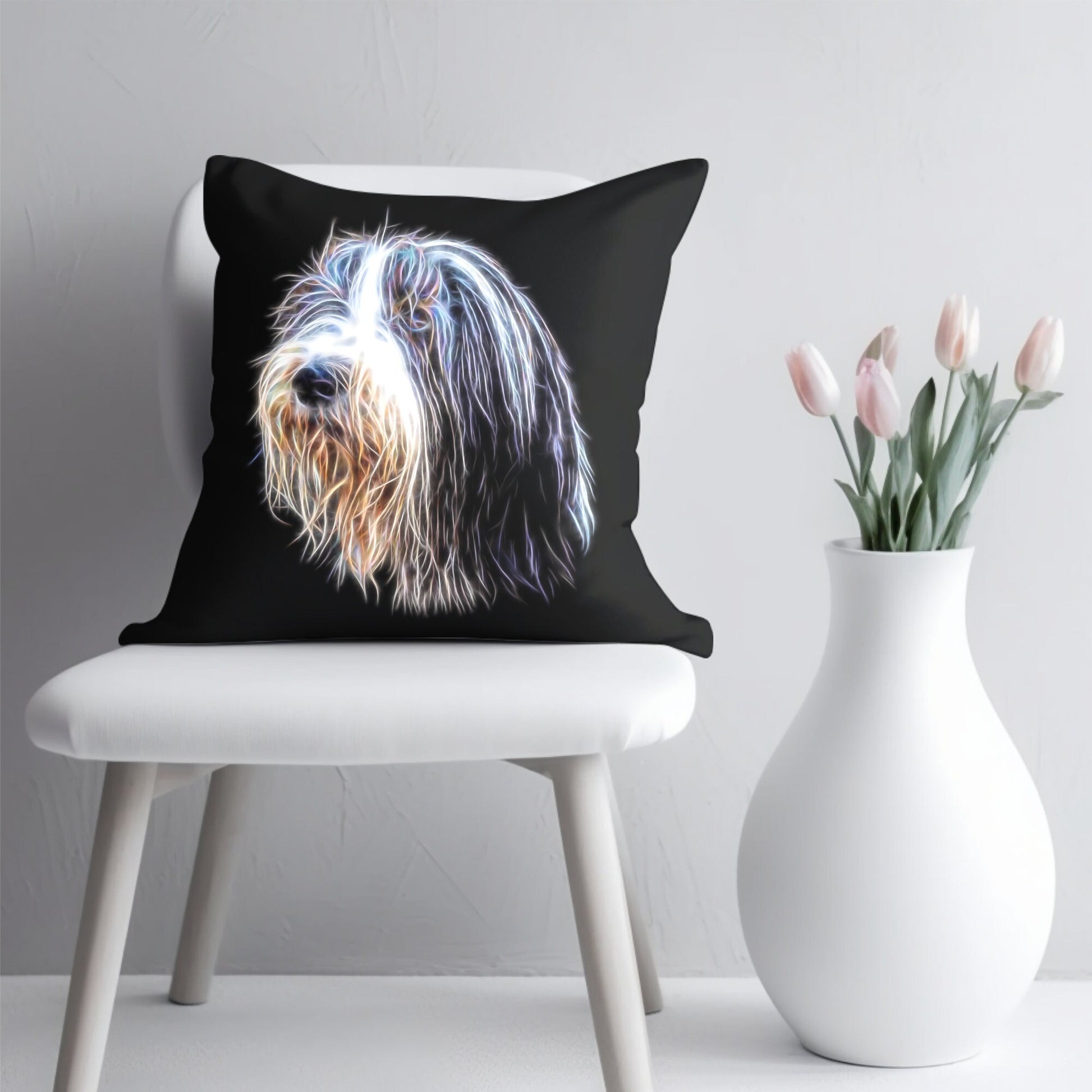 Bearded Collie Cushion