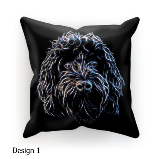 Black Cockapoo Cushion