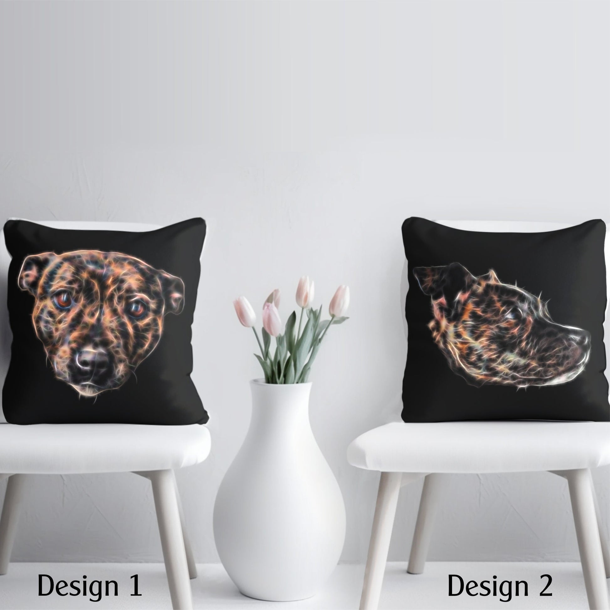 Brindle Staffordshire Bull Terrier Cushion
