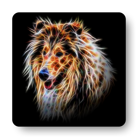 Rough Collie Coaster