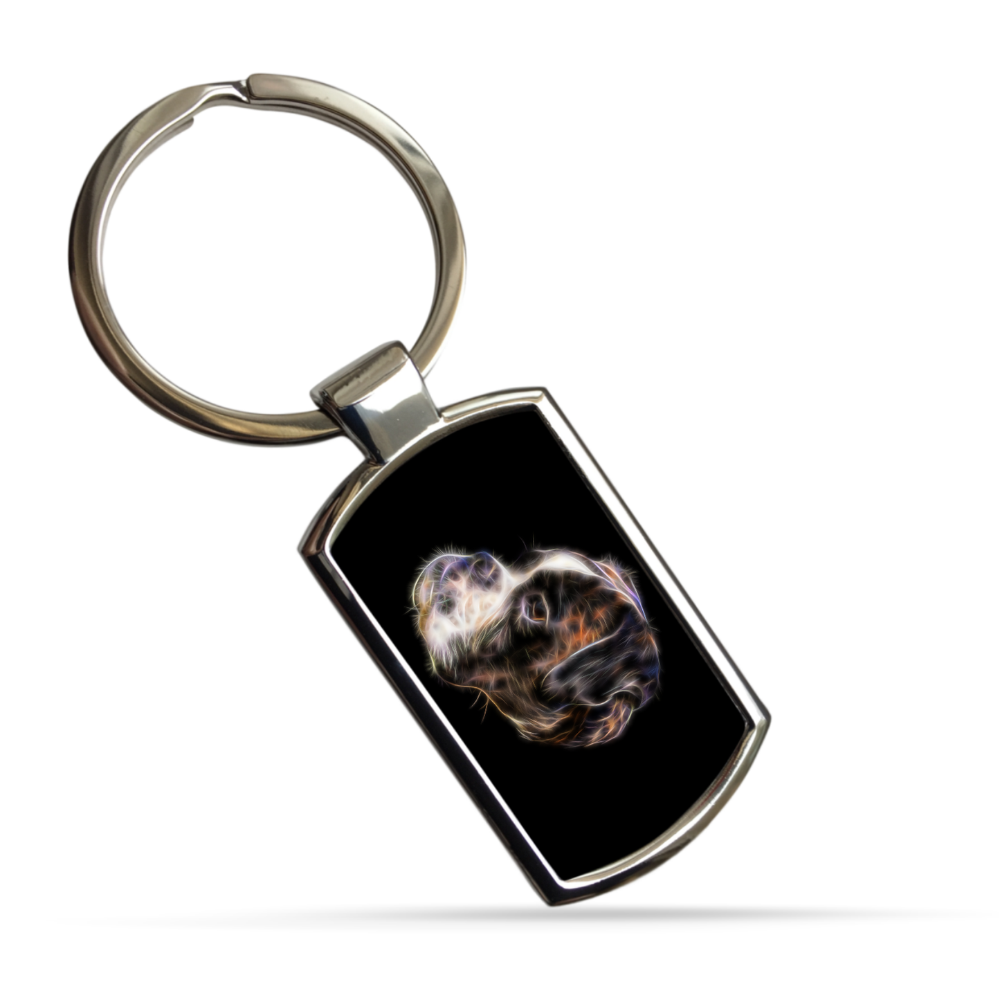 Boxer Dog Keychain