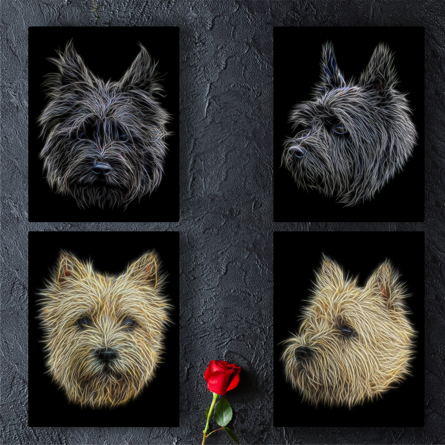 Cairn Terrier Metal Wall Plaque