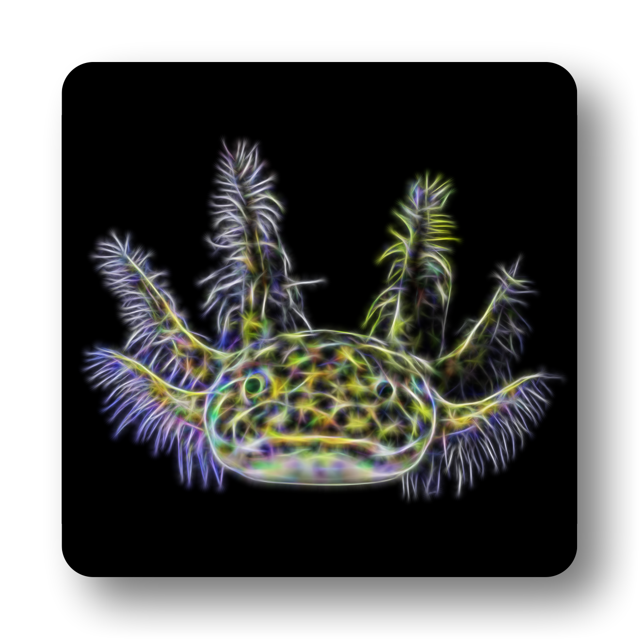 green axolotls coaster