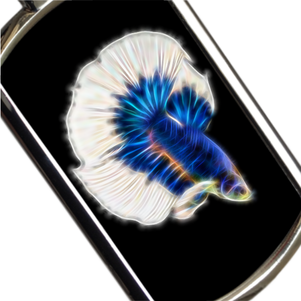 Betta Fish Keyrings - Various Designs