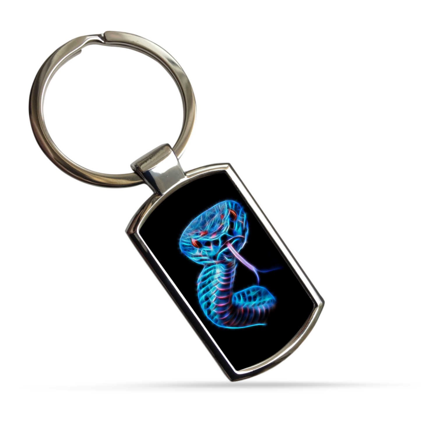 Reptile Metal Rectangle Keyrings