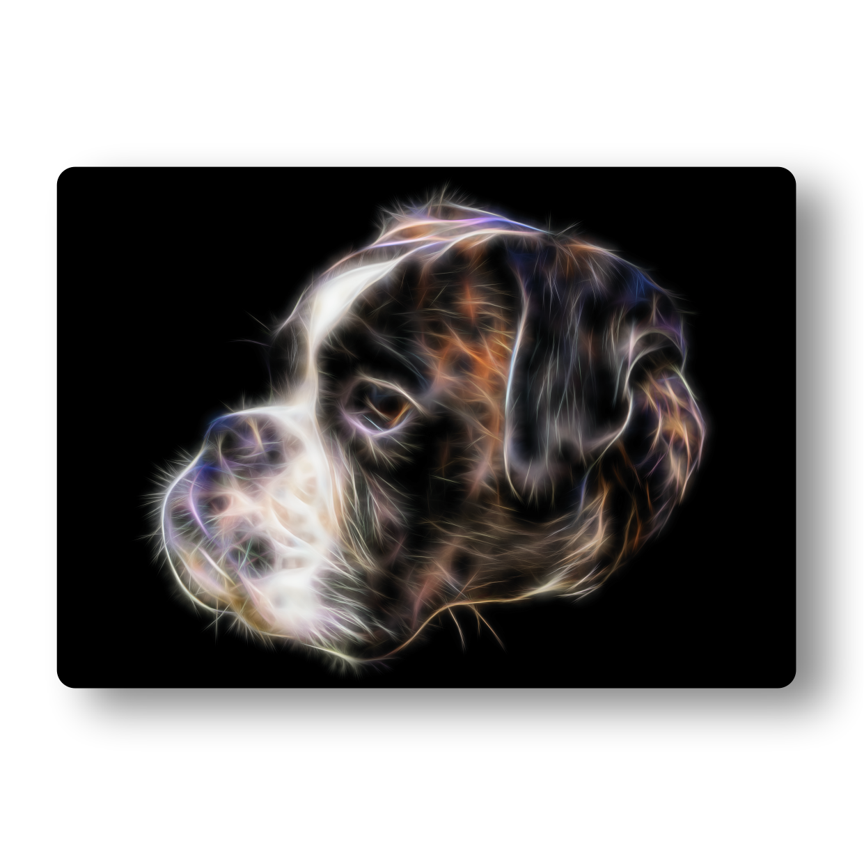 Boxer dog Metal Wall Plaque