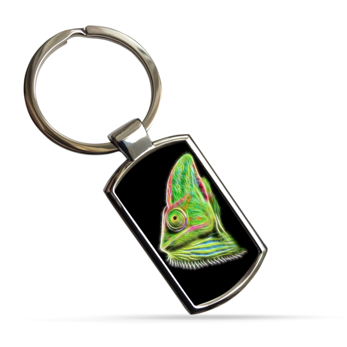 Reptile Metal Rectangle Keyrings