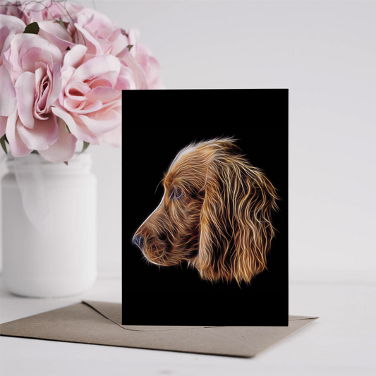 Red Working Cocker Spaniel Greeting Card