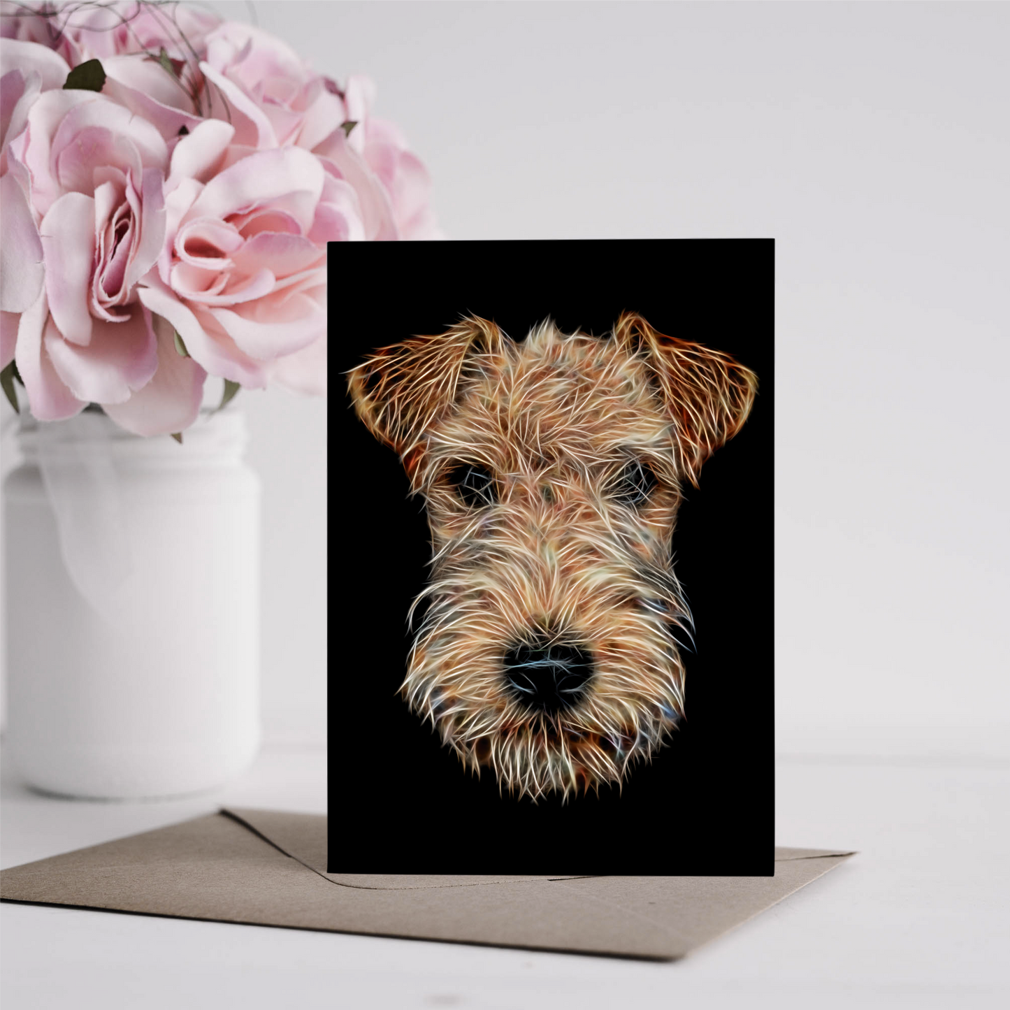 Lakeland Terrier Greeting Card Blank Inside for Birthdays or any other Occasion