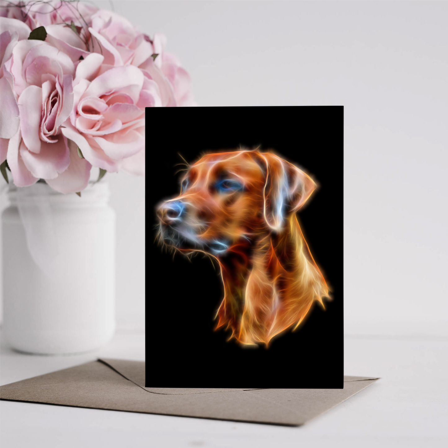 Rhodesian Ridgeback Greeting Card Blank Inside for Birthdays or any other Occasion