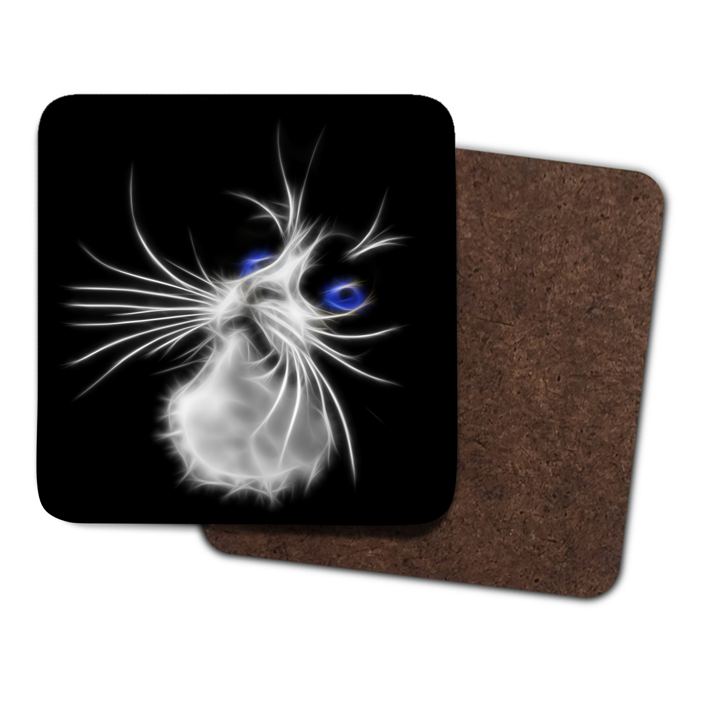 Blue Eye Tuxedo Cat Coaster