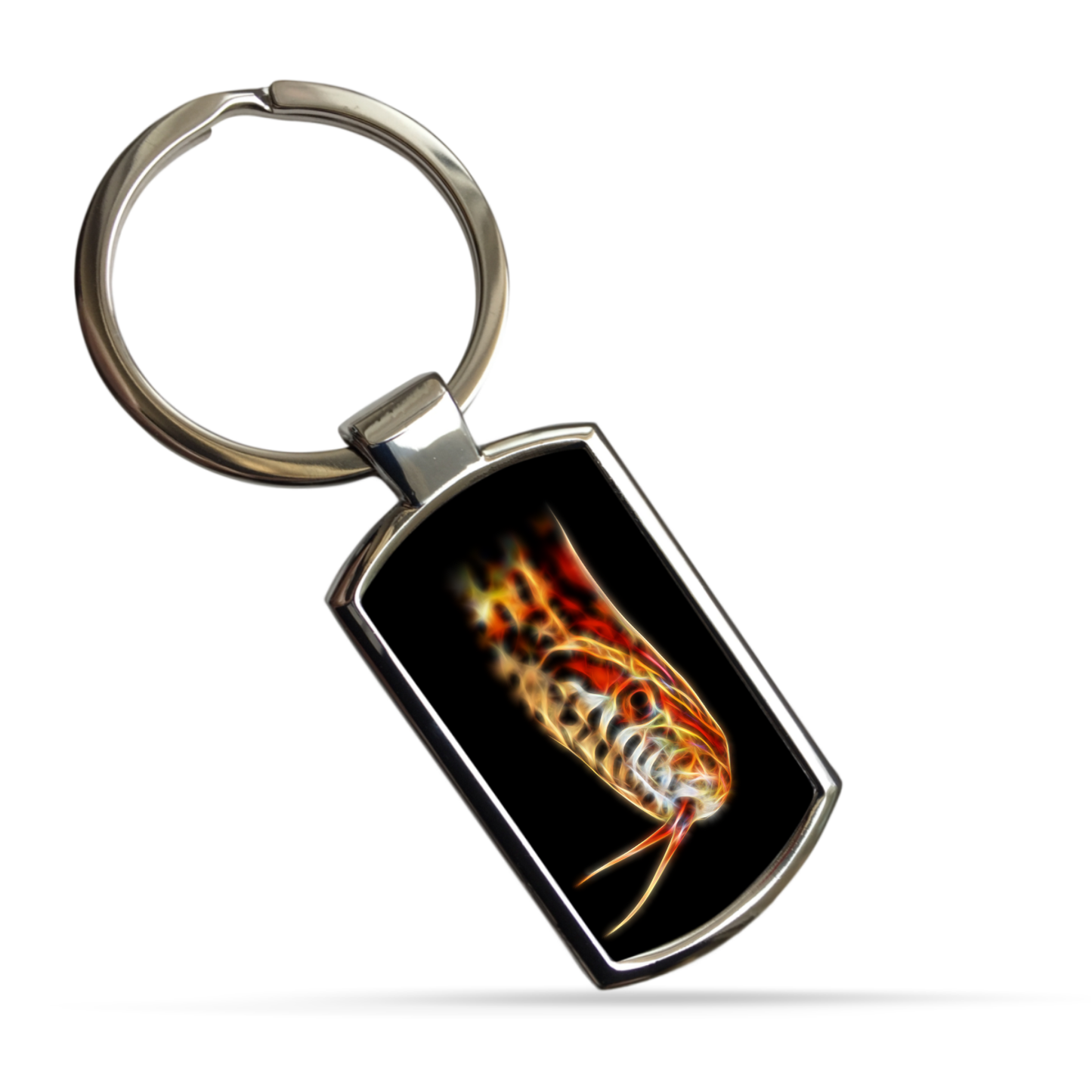 Reptile Metal Rectangle Keyrings