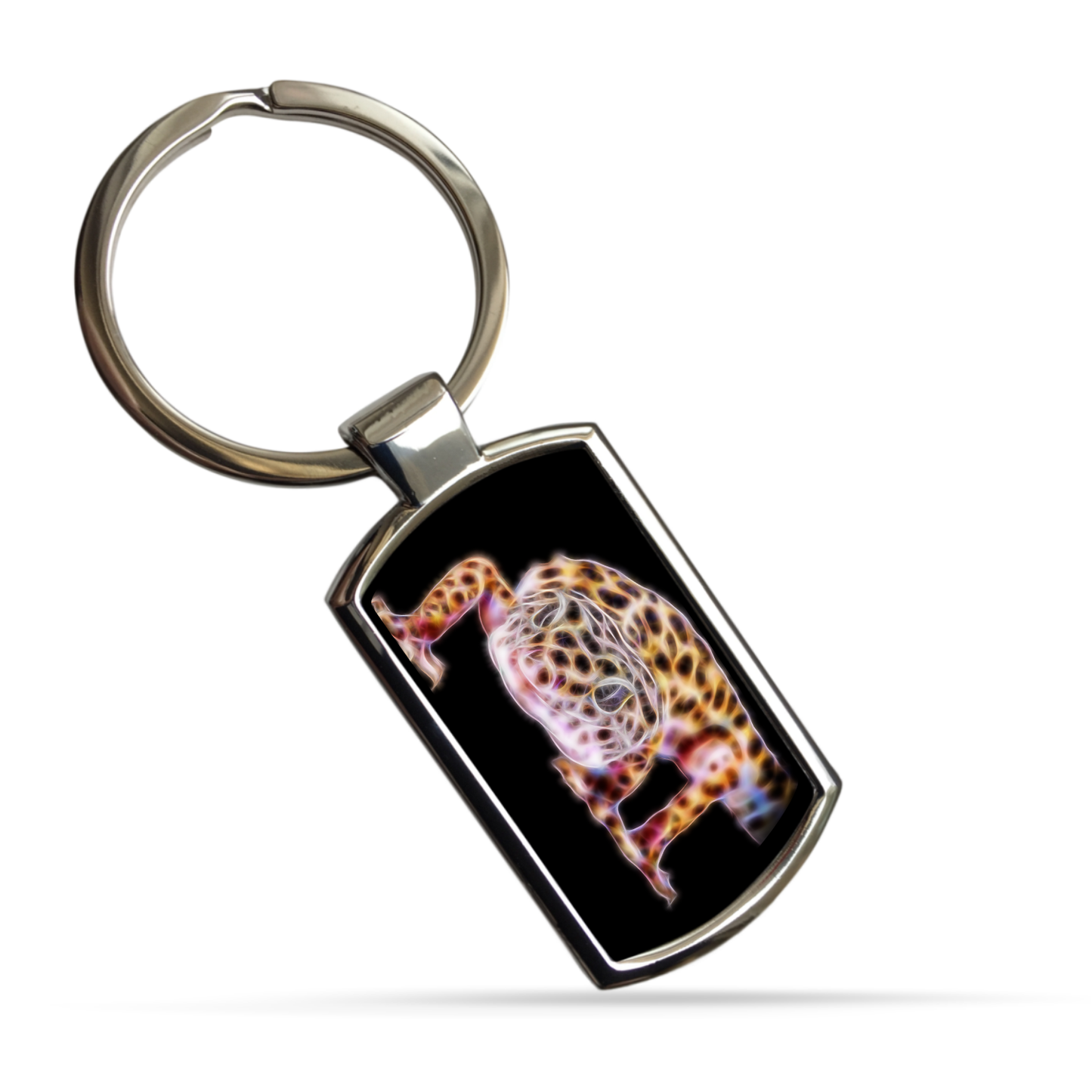 Reptile Metal Rectangle Keyrings