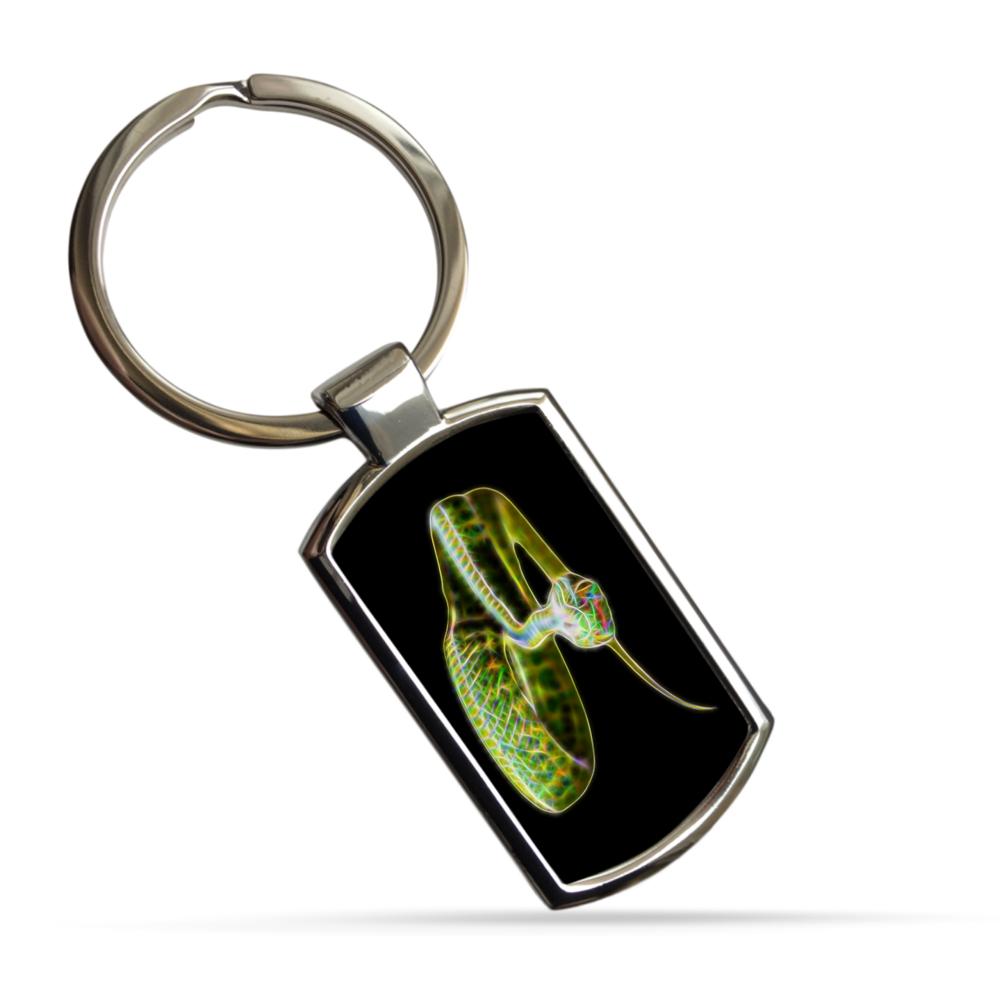 Reptile Metal Rectangle Keyrings