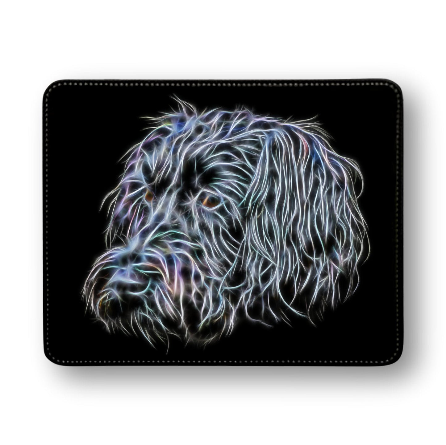 Schnoodle Metal Wall Plaque #1 with Stunning Fractal Art Design. Also available as Mouse Pad, Keychain or Coaster.