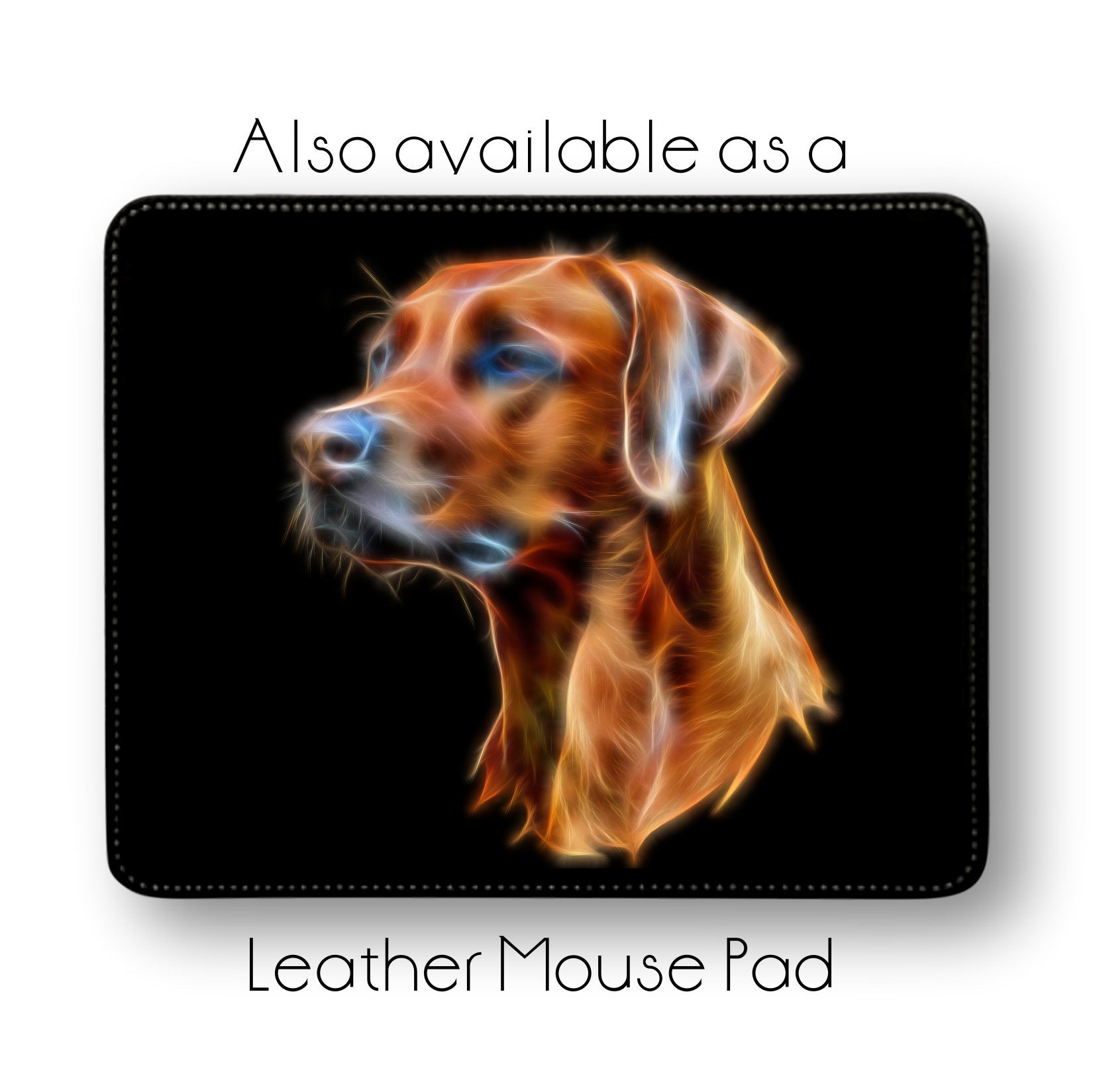 Rhodesian Ridgeback Metal Wall Plaque with Stunning Fractal Art Design. Also available as Mouse Pad, Keychain or Coaster.