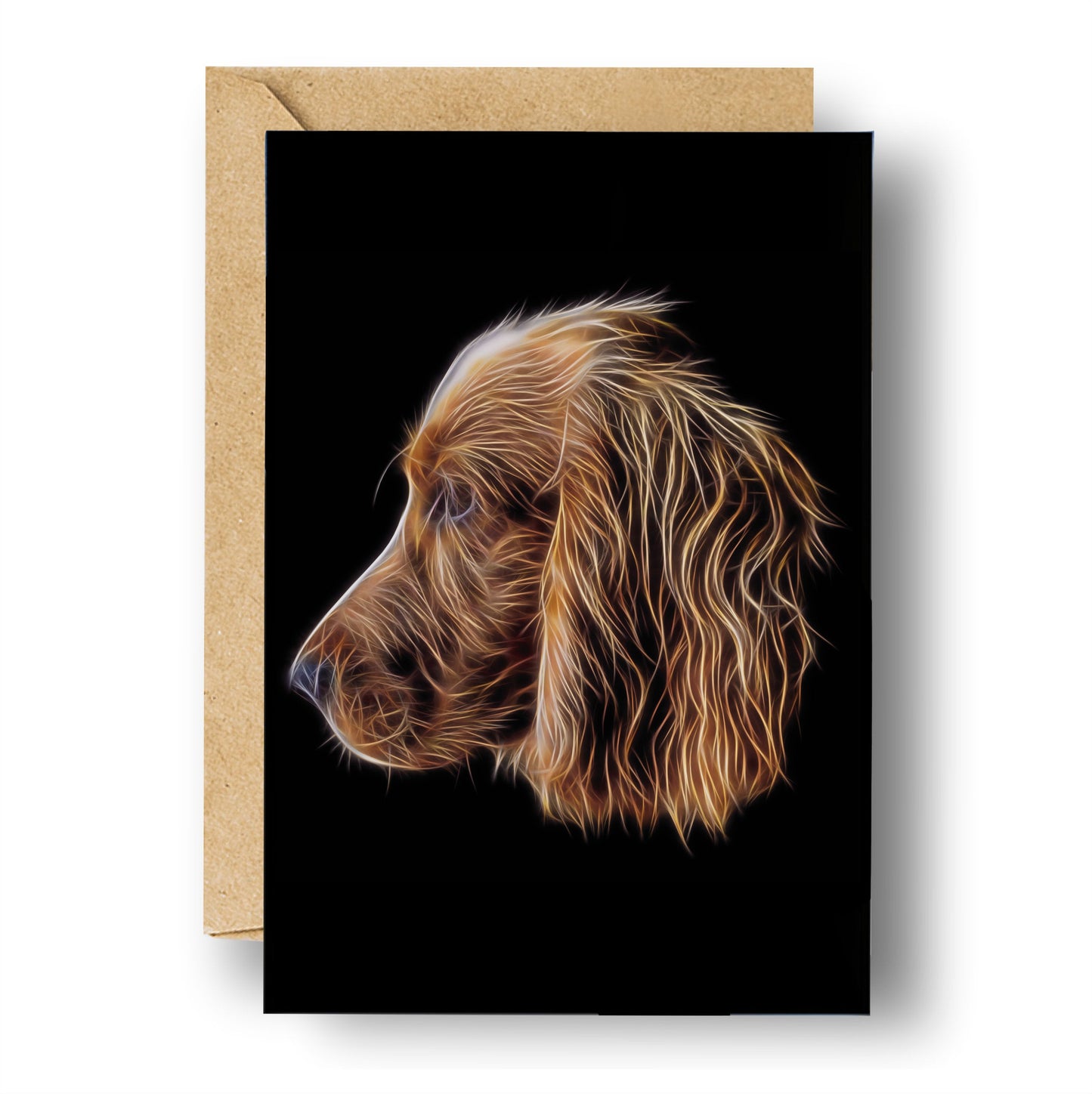 Red Working Cocker Spaniel Greeting Card