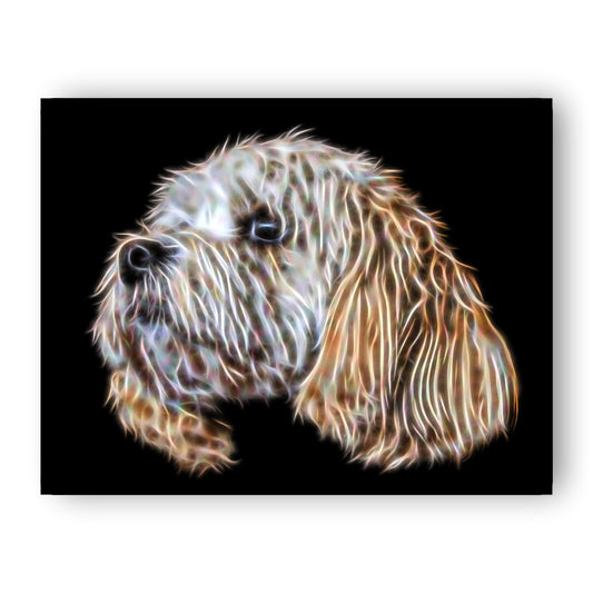 Cavachon Print with Stunning Fractal Art Design. Various Sizes Available