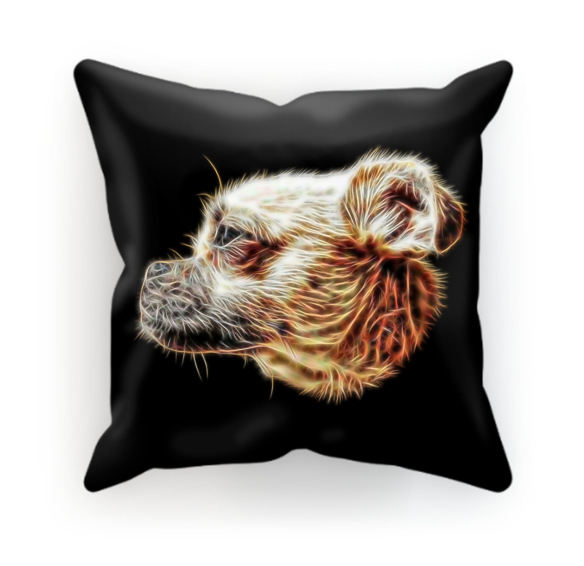 Fawn Chug Cushion and Insert with Stunning Fractal Art Design