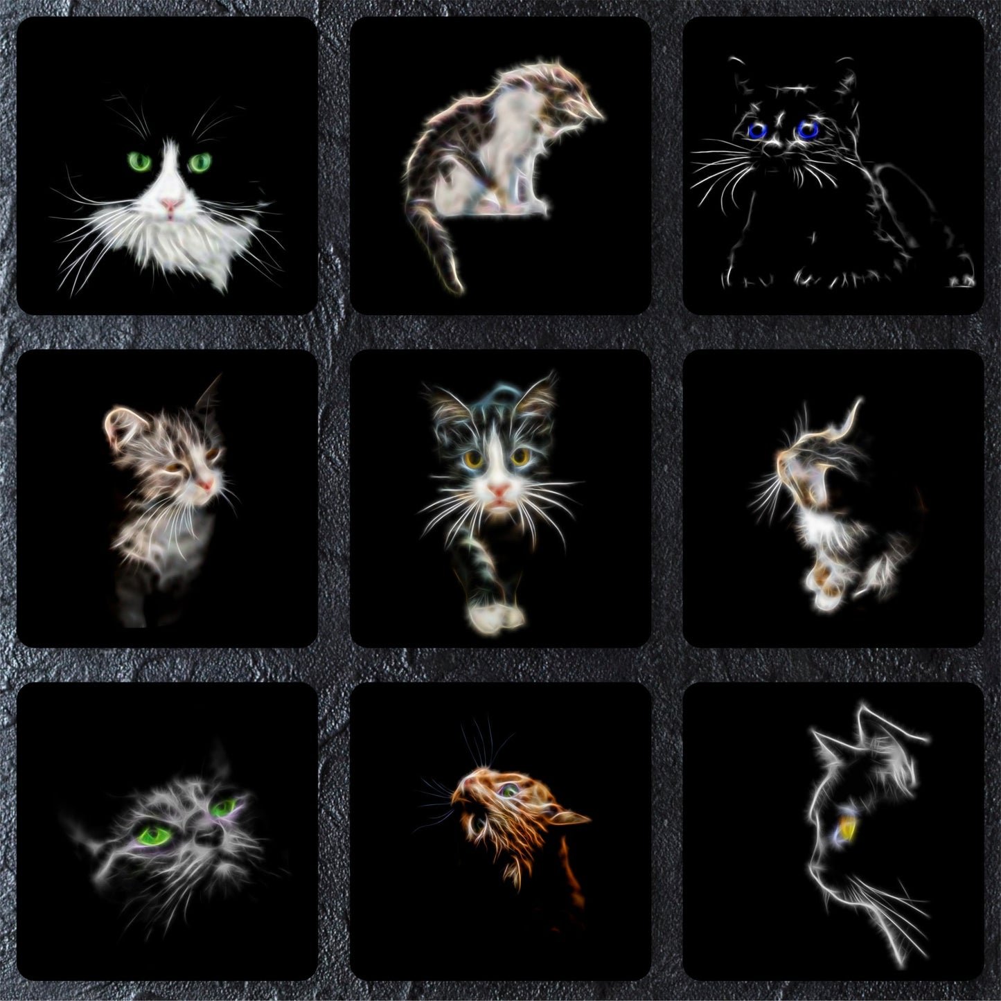 Any 4 Coasters and Gift Box from Fractal Artworks