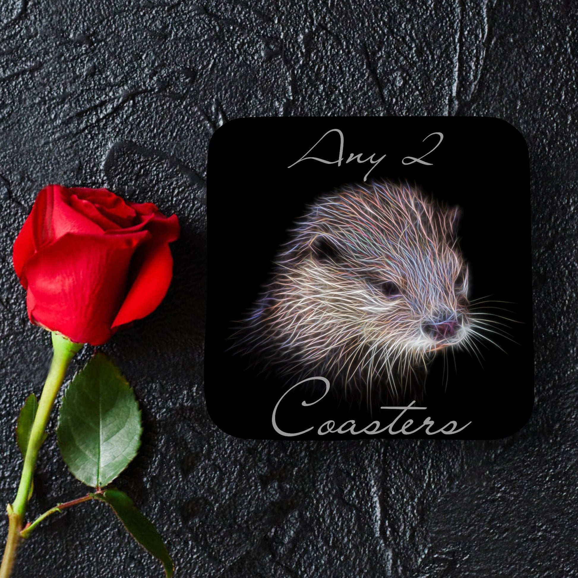 Any 2 Coasters and gift box from Fractal Artworks