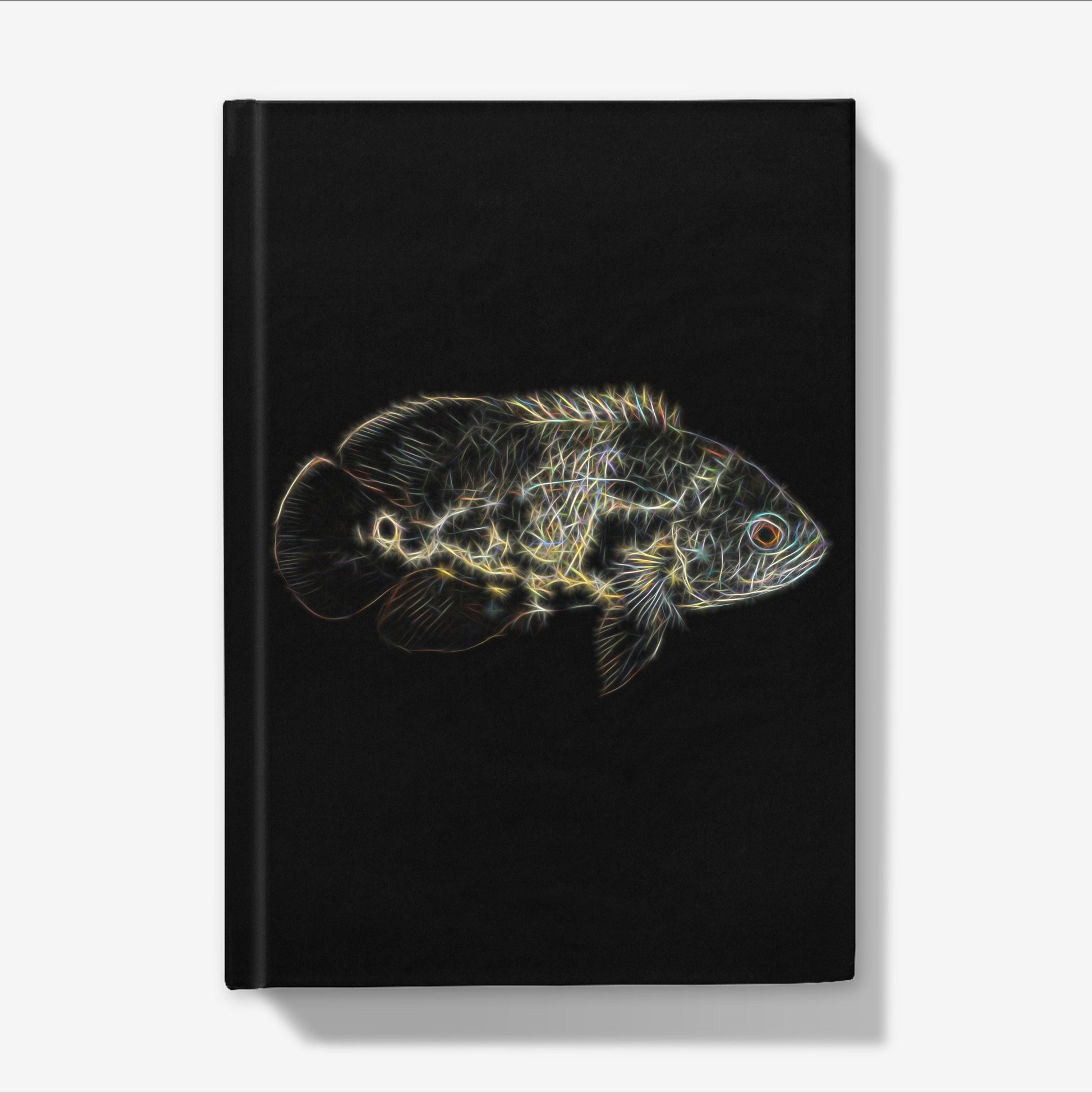 Oscar Cichlid A5 Hardback Journal with Stunning Fractal Art Designs.