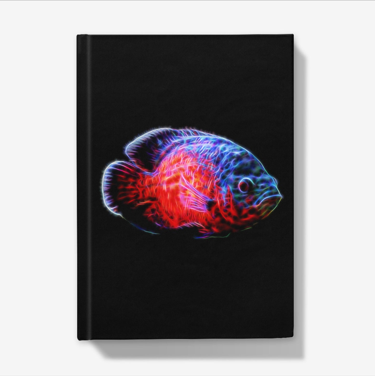 Oscar Cichlid A5 Hardback Journal with Stunning Fractal Art Designs.