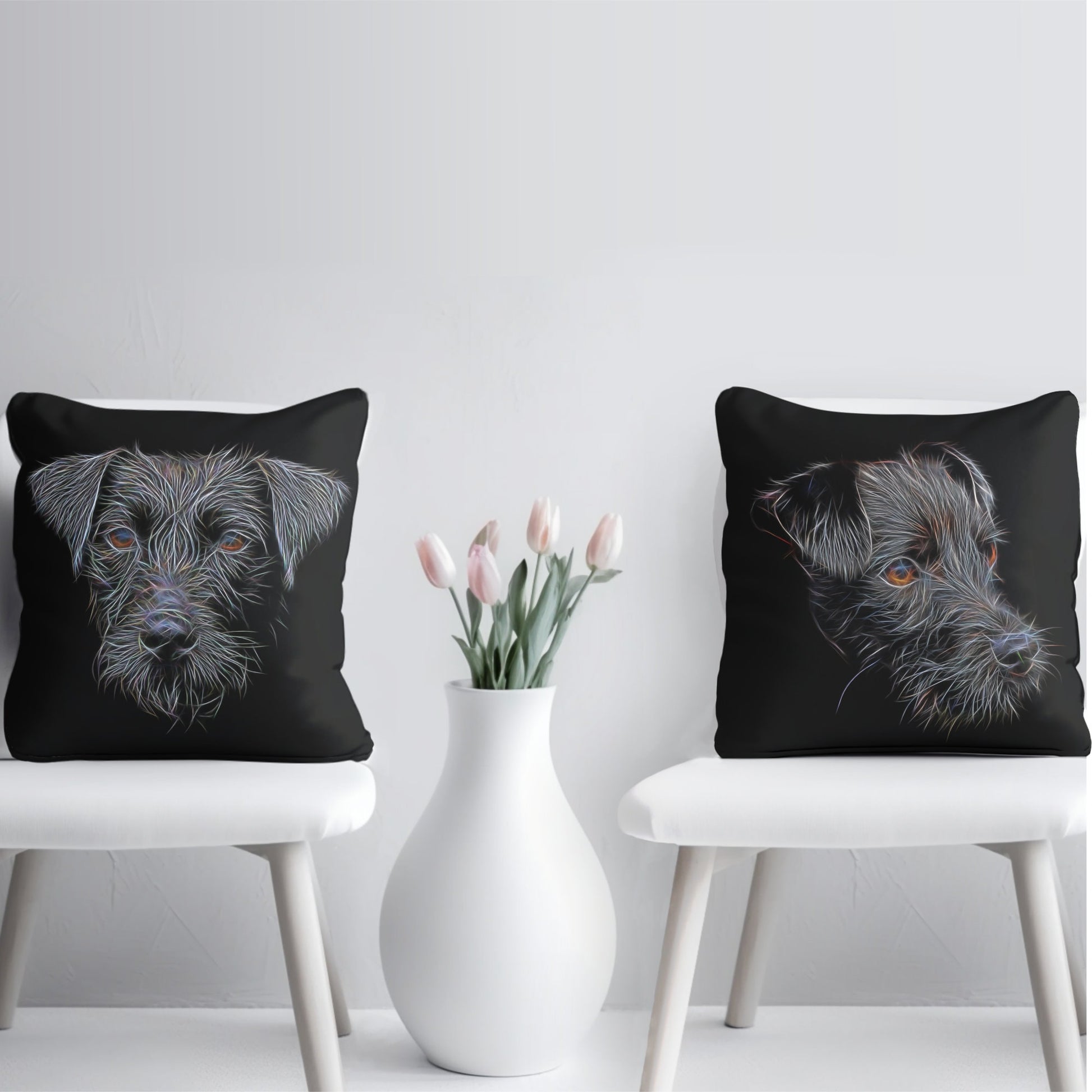 Patterdale Terrier Cushion and Insert