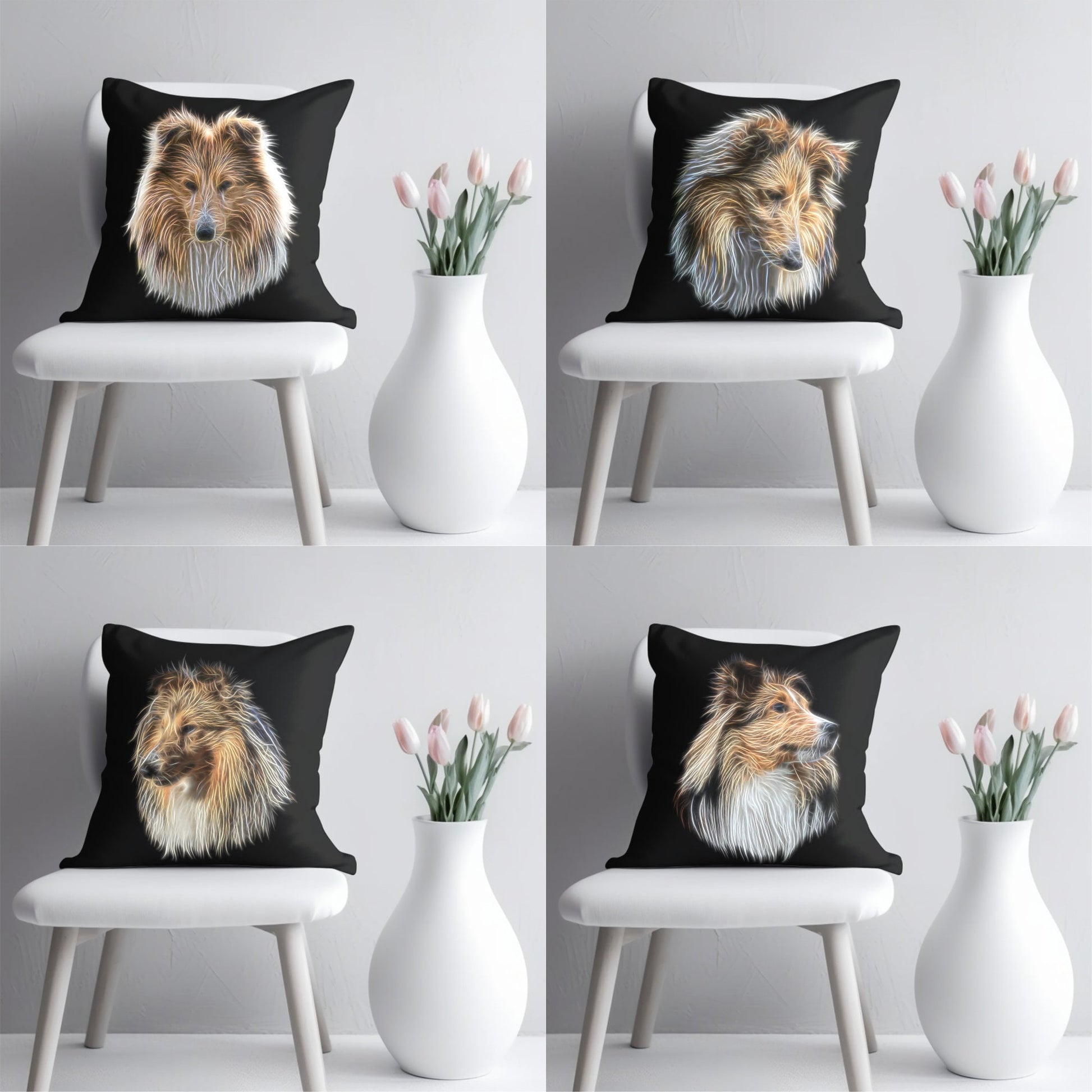 Shetland Sheepdog Cushion and Insert
