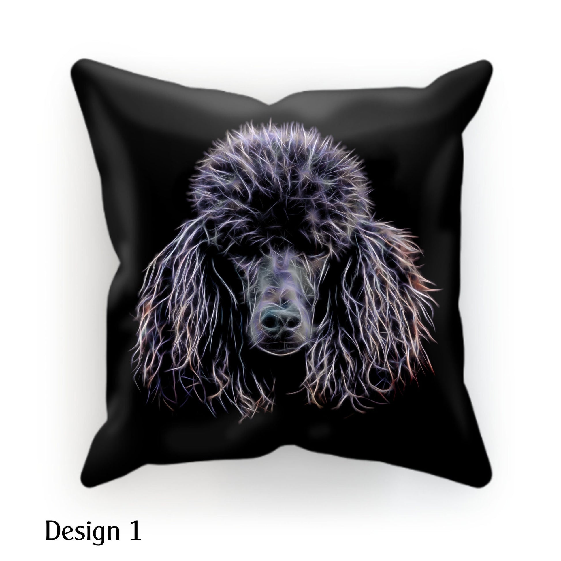 Black Poodle Cushion