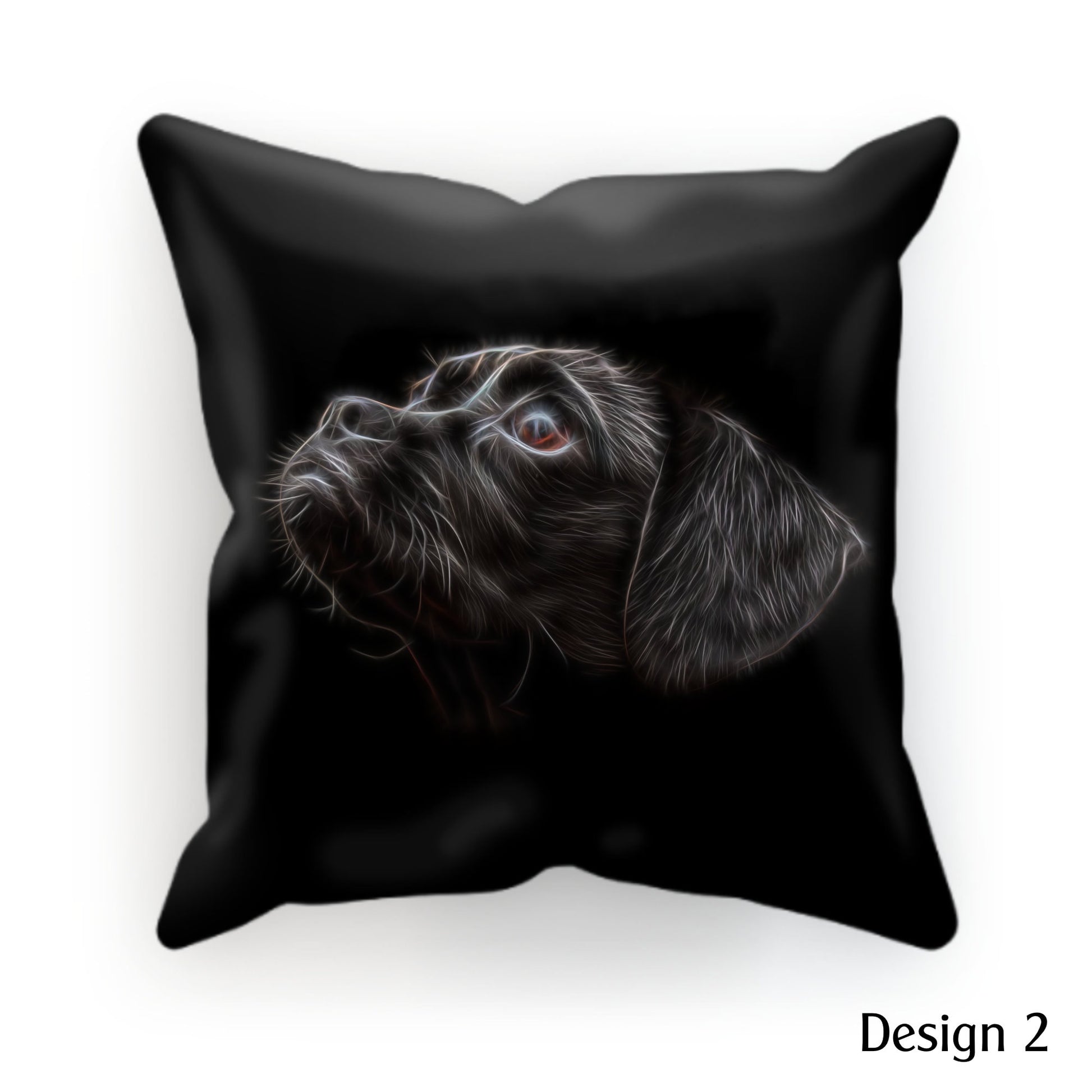 Black Puggle Cushion