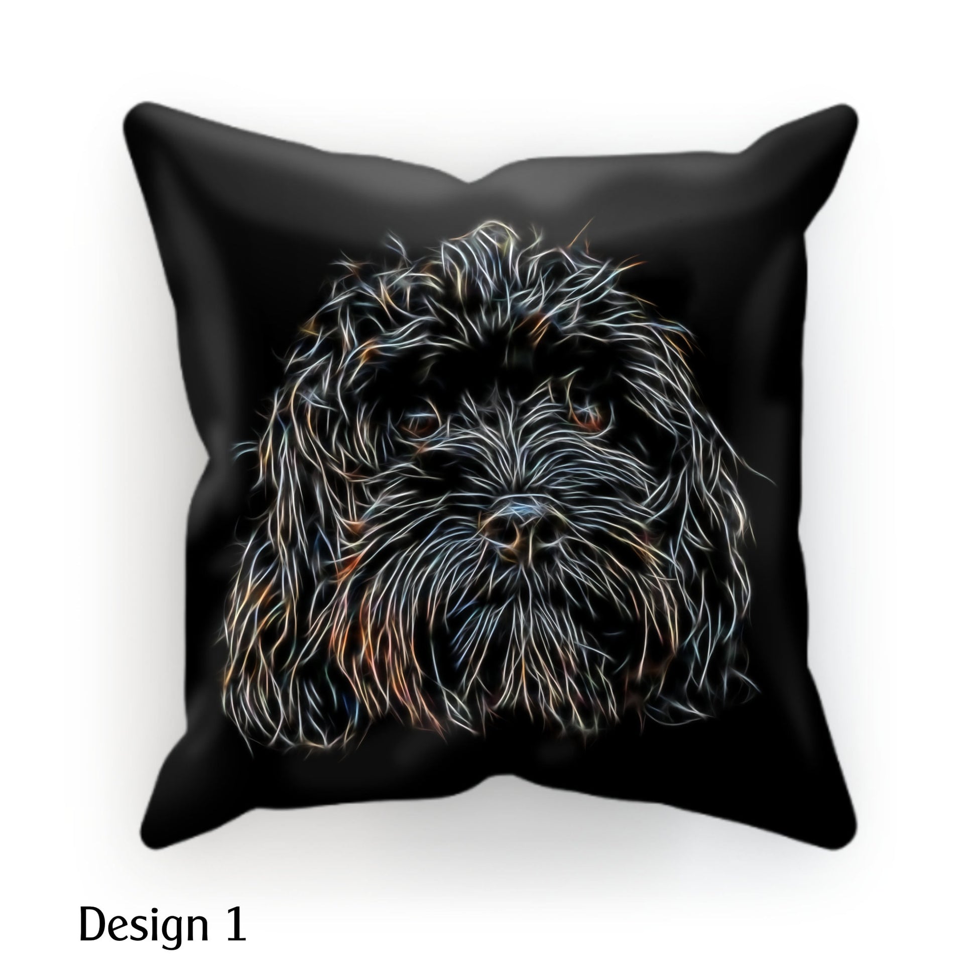 Black Cavapoo Cushion