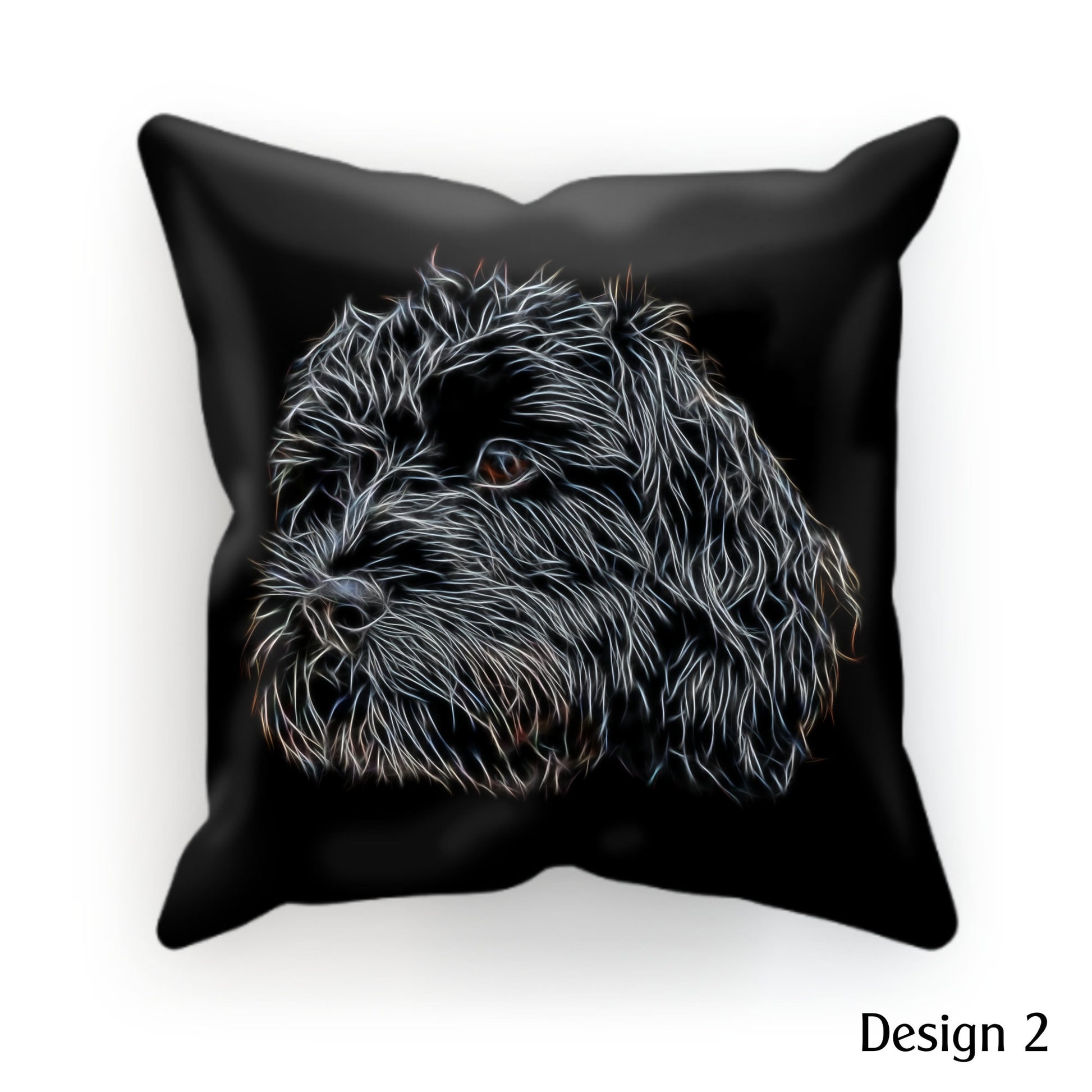 Black Cavapoo Cushion