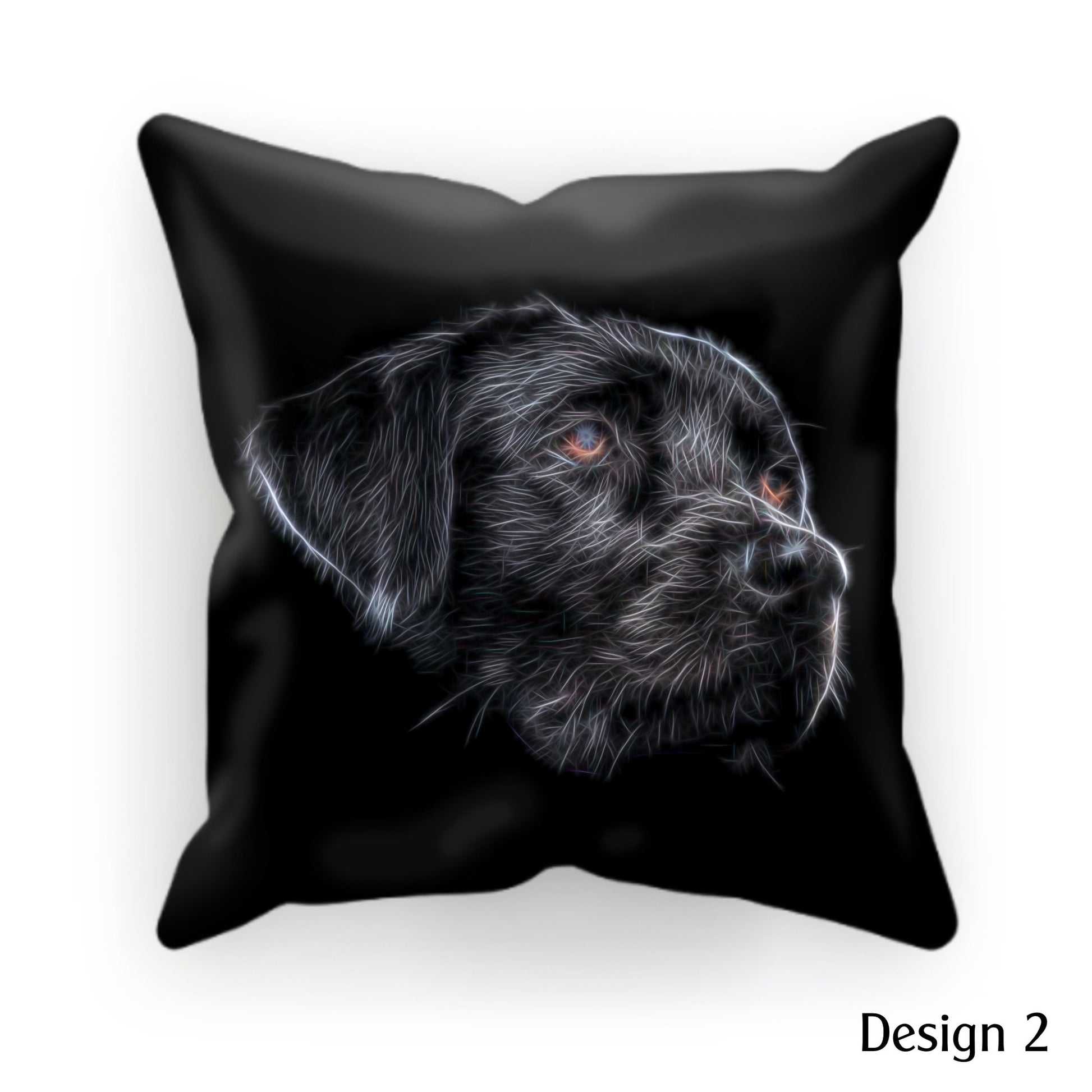 Black Labrador Cushion