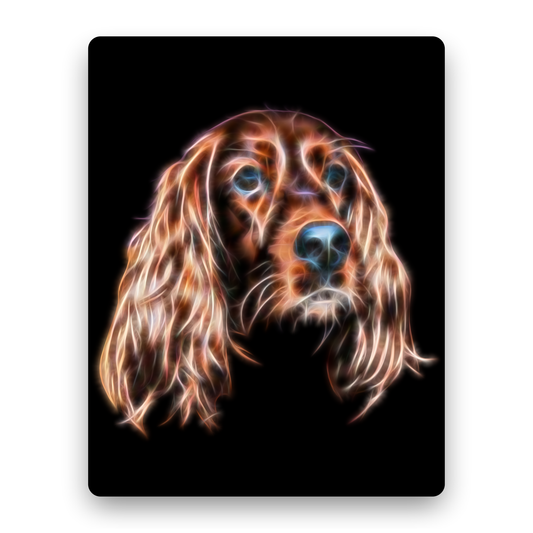 Irish Setter Metal Wall Plaque